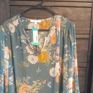 Floral Long Sleeve Dress